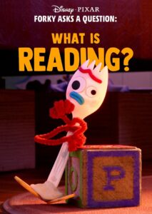 Forky Asks a Question: What Is Reading? فوركي يسأل سؤالاً